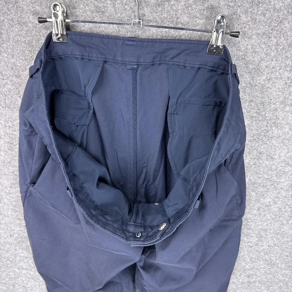 Lululemon Commission Slim Pant 38 Navy Blue Warpstreme Technical Chino Trousers